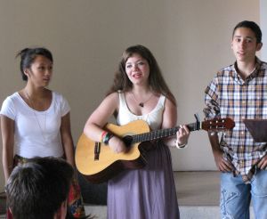 Singing August 2013